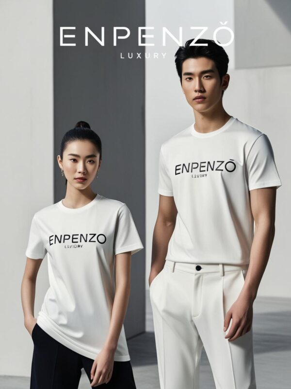 Enpenzo white T-shirt - Image 4