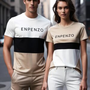 Enpenzo Tshirt black & White