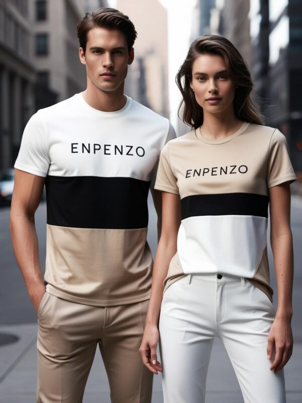 Enpenzo Tshirt black & White