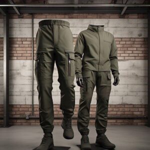 Enpezo Utility Cargo Joggers Multiple Zip