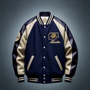 Enpezo Varsity Jacket Retro Letterman Style