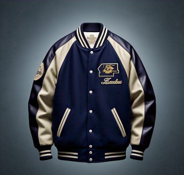 Enpezo Varsity Jacket Retro Letterman Style