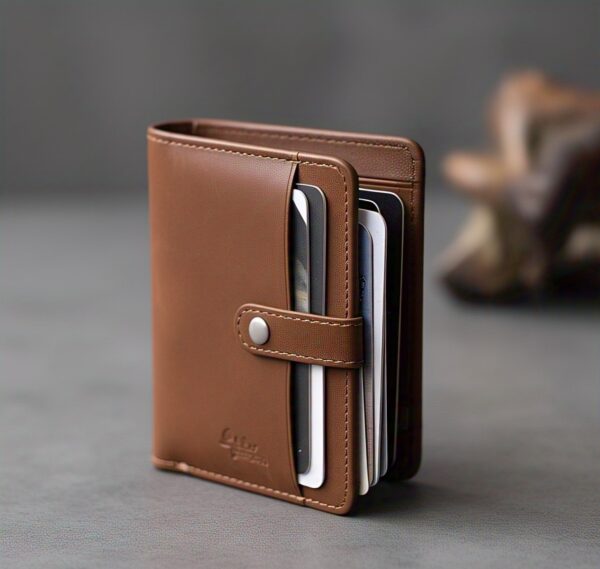 Bi-fold smart wallet