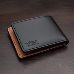 slim leather wallet