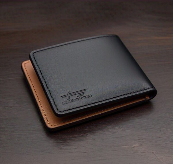 slim leather wallet